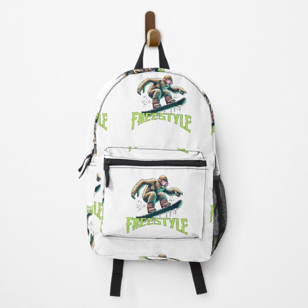 Item preview, Winter Freestyle Yeti Snowboarding – Cool Cartoon Snowboarder Design designed and sold by MiszungART.