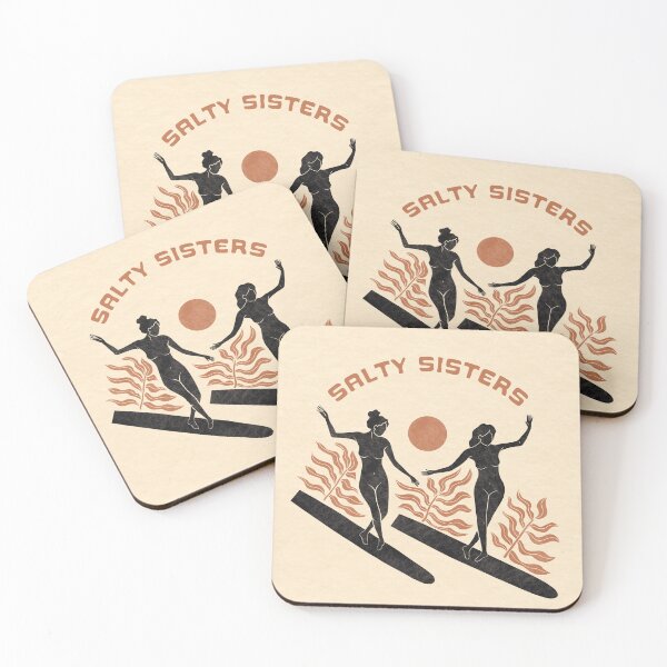 Item preview, Salty sisters - Longboarders designed and sold by Sunny Side Studio.