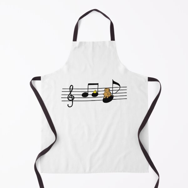Item preview, a Cat and a Duck on the musical notes designed and sold by superbaechoo.