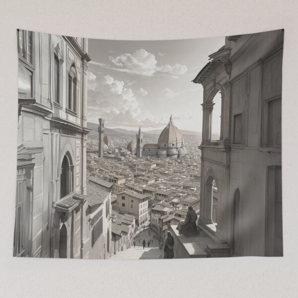 Item preview, Dante’s View of Florence designed and sold by MuseAI.