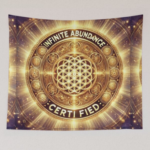 Item preview, Infinite Abundance Certified – Seal of Wealth Manifestation & Exclusive NFT designed and sold by Meta2Physical.