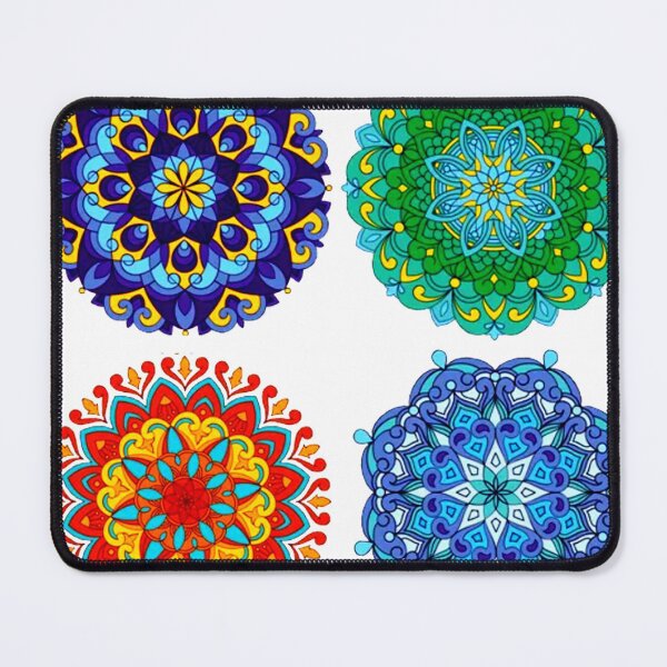 Item preview, 4 Colorful Mandala designs designed and sold by emanscorfna.