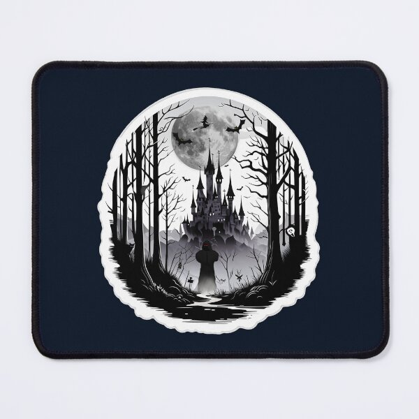 Item preview, Halloween - Scary Forest and Castle: Spooky Haunted Design designed and sold by cabana.space.