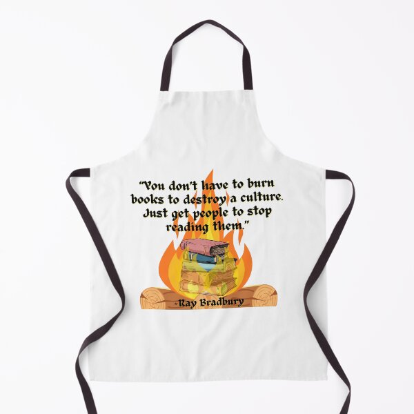 Item preview, You don't have to burn books - just get people to stop reading. designed and sold by stella literarium.