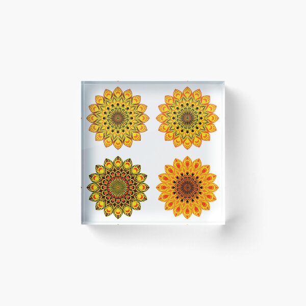 Item preview, 4 Sun inspired mandala designs. designed and sold by emanscorfna.