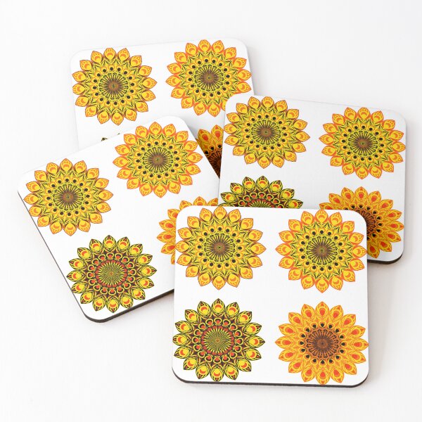 Item preview, 4 Sun inspired mandala designs. designed and sold by emanscorfna.