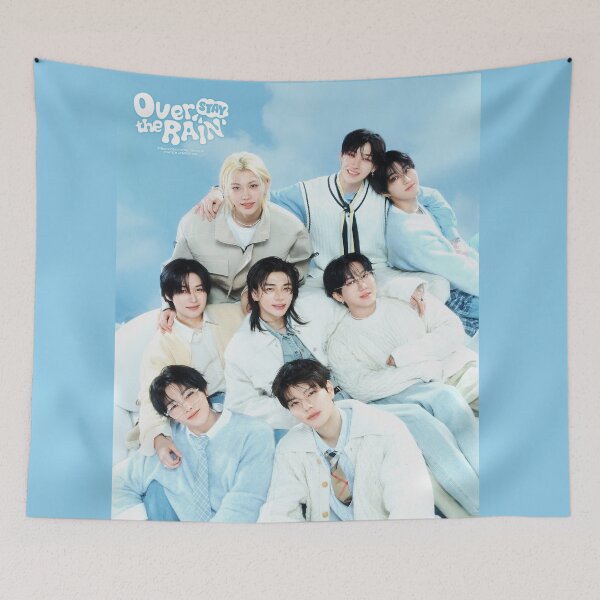 Item preview, STAY over the rain Stray Kids Official Fanclub STAY 5th Gen SKZ kpop ot8 designed and sold by Kpop-Noona.