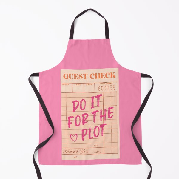 Item preview, Guest Check Do It For The Plot Pink and Orange designed and sold by AestheticAnnette.