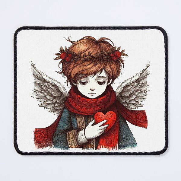 Item preview, A Lonely Cherub Carrying the Weight of Love designed and sold by freackly.