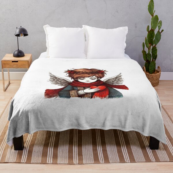 Item preview, A Lonely Cherub Carrying the Weight of Love designed and sold by freackly.