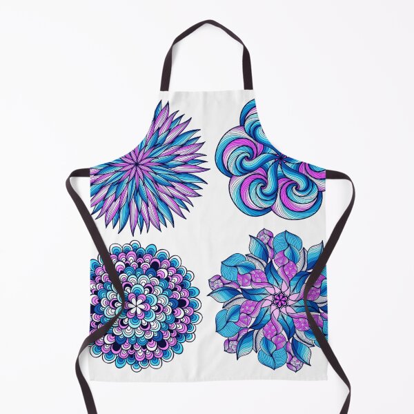 Item preview, 4 blue mandala designs designed and sold by emanscorfna.