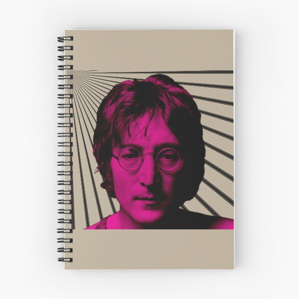 Item preview, John Lennon in Pink on Putty and Black designed and sold by Fuzzdandy Designs.