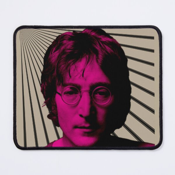 Item preview, John Lennon in Pink on Putty and Black designed and sold by Fuzzdandy Designs.