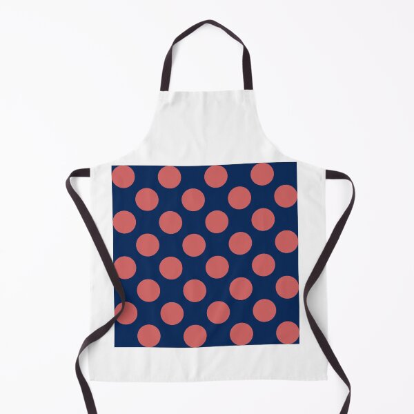Item preview, Dark blue and pink polka dots circle background for backdrop and wallpaper template. repeat seamless style design for fabric printing designed and sold by pipikijung.