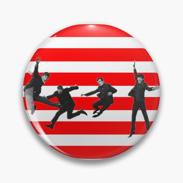 Item preview, Stripey Beatles on Red designed and sold by Fuzzdandy Designs.