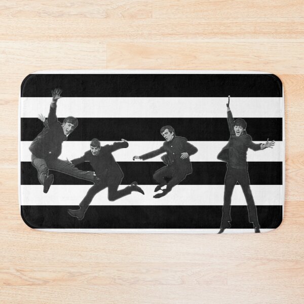 Item preview, Multi Stripe Black and White Beatles  designed and sold by Fuzzdandy Designs.