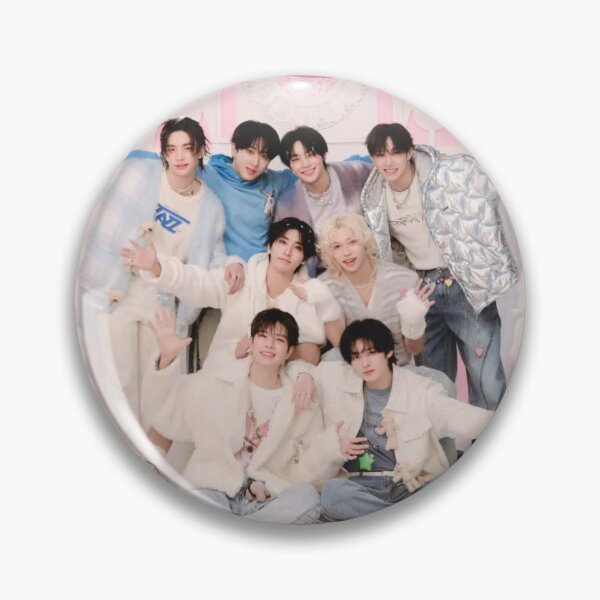 Item preview, pink STAY over the rain Stray Kids Official Fanclub STAY 5th Gen SKZ kpop ot8 designed and sold by Kpop-Noona.