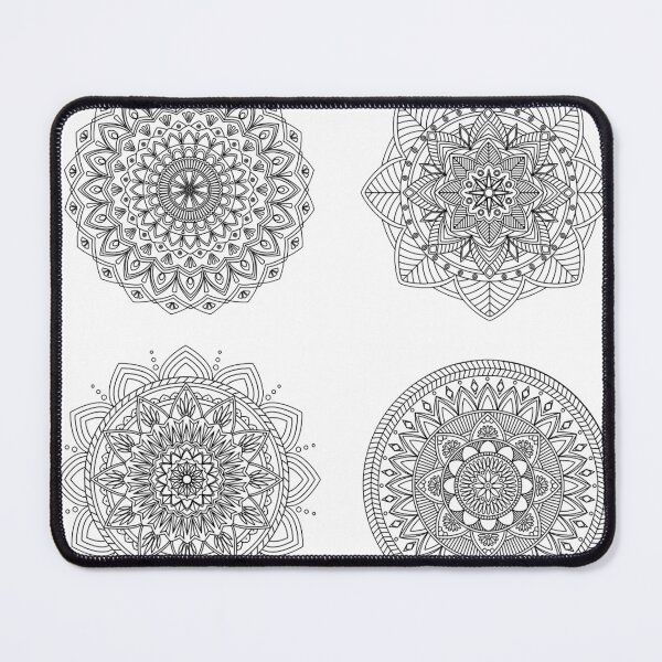 Item preview, 4 Mandala stencils designed and sold by emanscorfna.