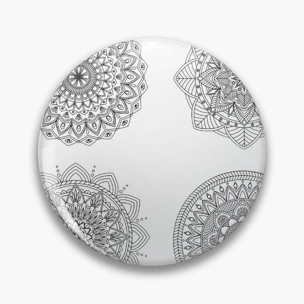 Item preview, 4 Mandala stencils designed and sold by emanscorfna.