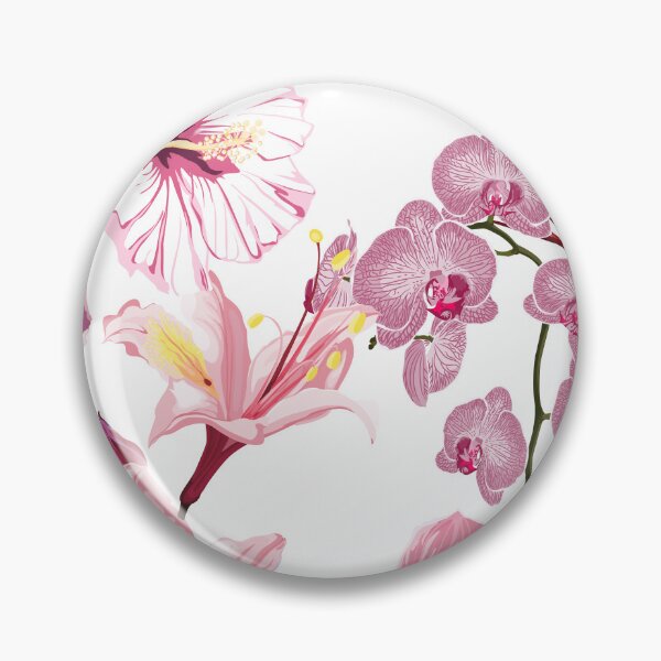 Item preview, Feijoa blooming and many kind of pink exotic tropical flowers. designed and sold by MatyKotiv.