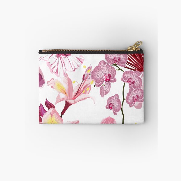 Item preview, Feijoa blooming and many kind of pink exotic tropical flowers. designed and sold by MatyKotiv.
