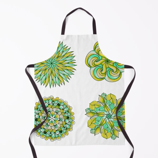 Item preview, 4 cute green mandalas designed and sold by emanscorfna.