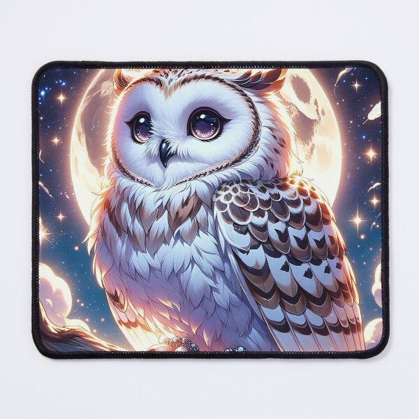Item preview, Cute Moonlit Barn Owl designed and sold by alw951.