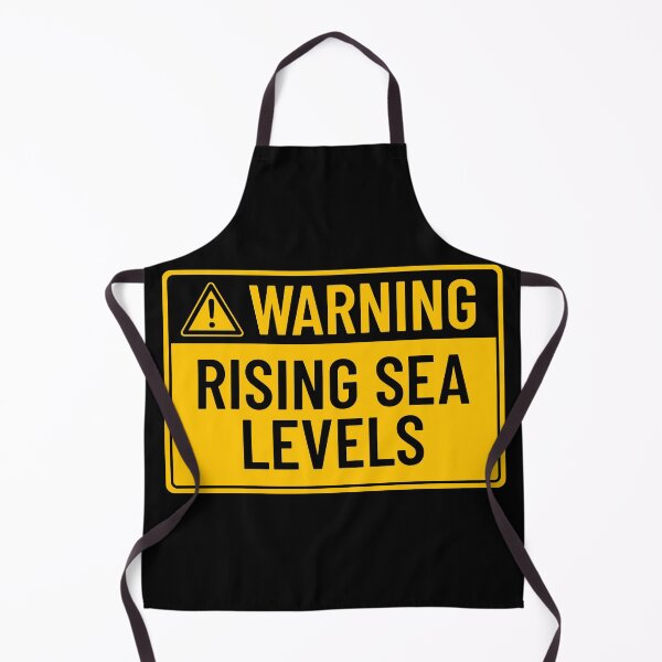 Item preview, Warning: Rising Sea Level designed and sold by mr-k-store.