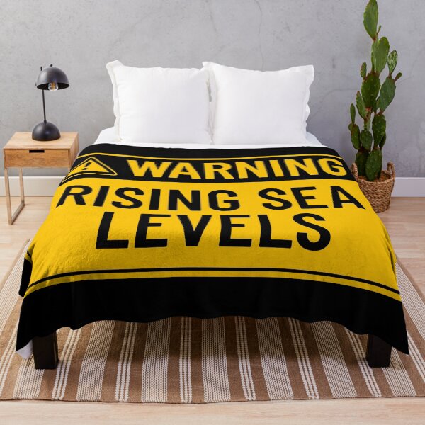 Item preview, Warning: Rising Sea Level designed and sold by mr-k-store.