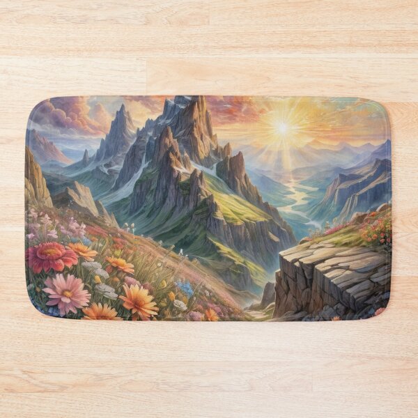 Item preview, Sunrise in the mountains designed and sold by ArtStore-EC.