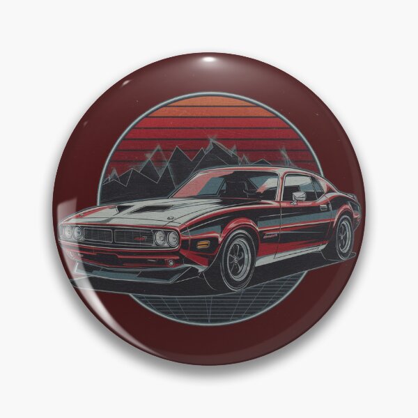 Item preview, "Retro Sports Car T-Shirt – Vintage Muscle Car Graphic Tee" designed and sold by designedbyNil.