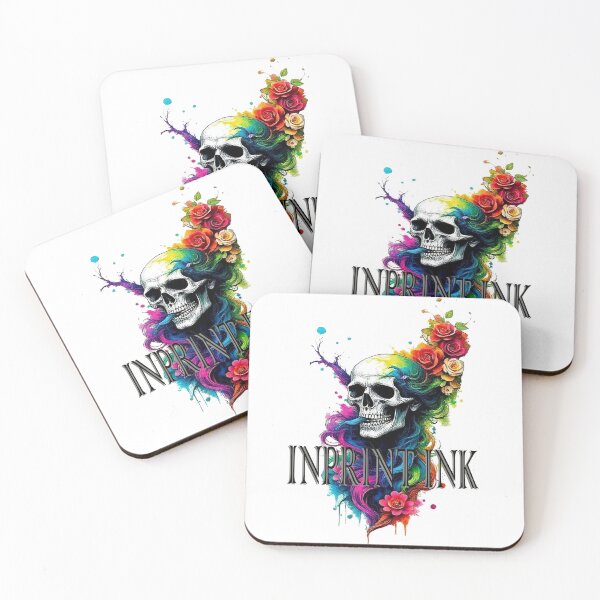 Item preview, INKY PIRATE SKULL designed and sold by inprintink.
