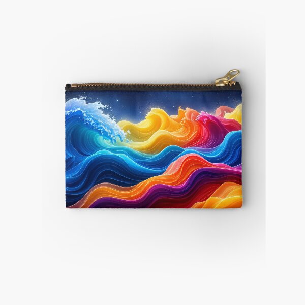 Item preview, A vibrant and mesmerizing depiction of wavy patterns in a spectrum of colors. designed and sold by artumbre.