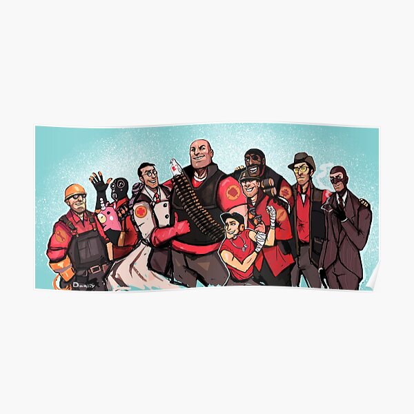 Tf2 Soldier Posters Redbubble - tf2 soldier pants roblox