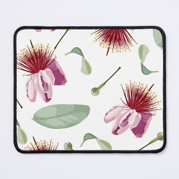 Item preview, Feijoa blooming flowers with leaves. designed and sold by MatyKotiv.