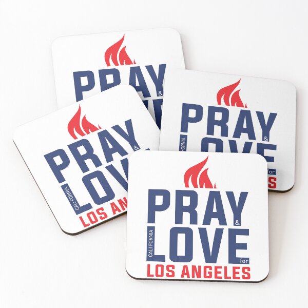 Item preview, Los Angeles Fire - Prayer and Love - California designed and sold by Wolagno.