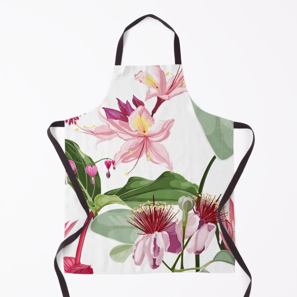 Item preview, Feijoa blooming and many kind of pink exotic tropical flowers. designed and sold by MatyKotiv.
