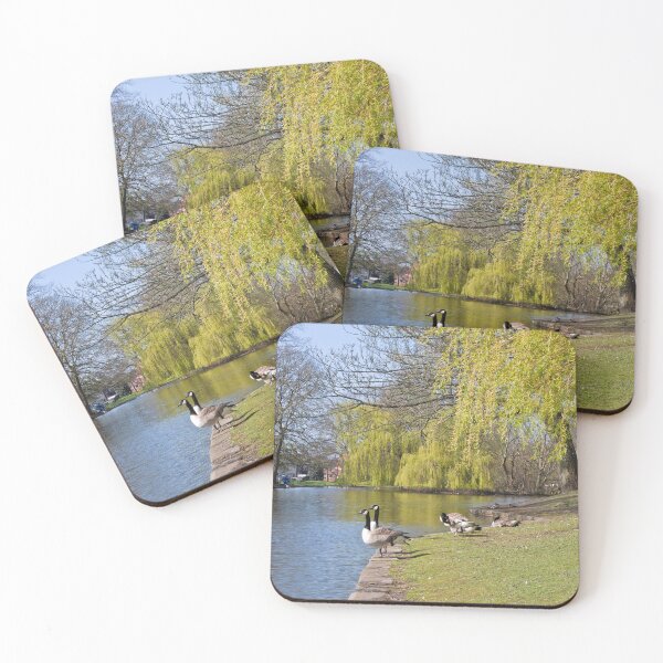Item preview, Serene Lakeside with Geese and Willow Trees: Hanley Park designed and sold by David Patterson.