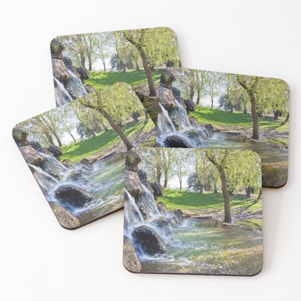 Item preview, Serene Waterfall in a Sunlit Hanley Park designed and sold by David Patterson.