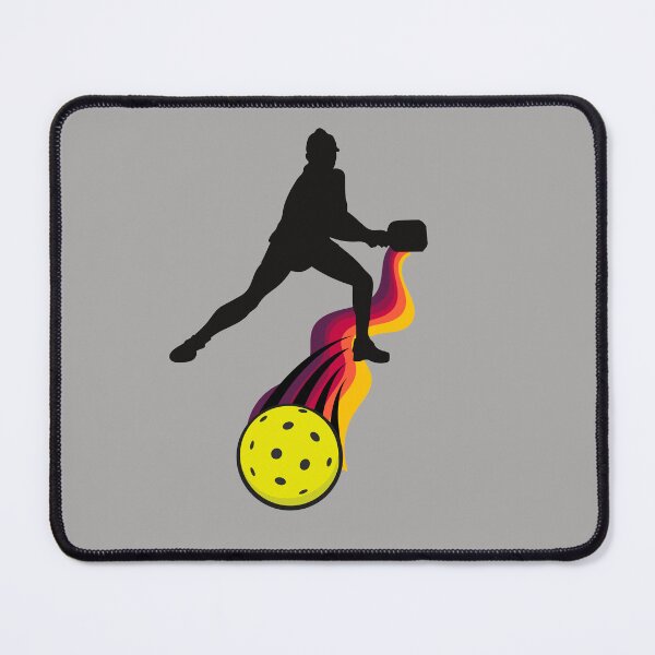 Item preview, Pickleball silhouette and a yellow ball designed and sold by PZI Picklewear.