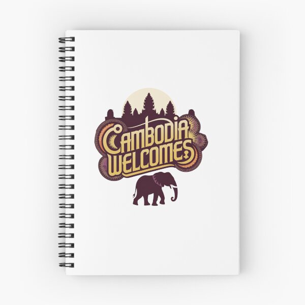 Item preview, Cambodia Welcomes Flag Map Angkor Wat, Phnom Penh designed and sold by AnimalsDH305.