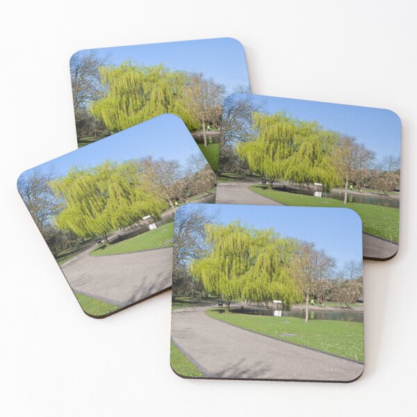 Item preview, Serene Park Pathway, Weeping Willow Tree at Hanley Park designed and sold by David Patterson.