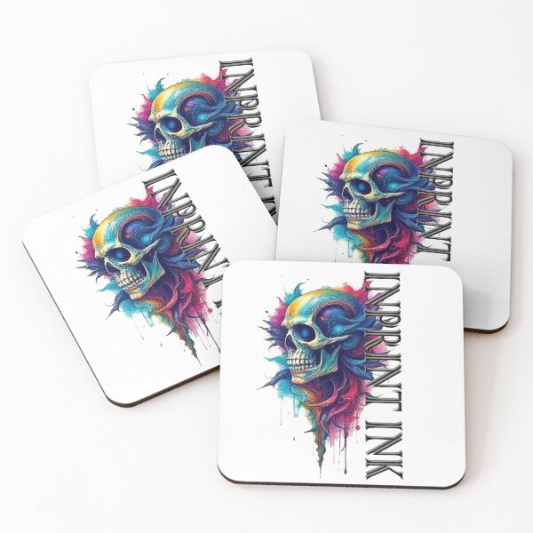 Item preview, INKY COLD EYED SKULL designed and sold by inprintink.