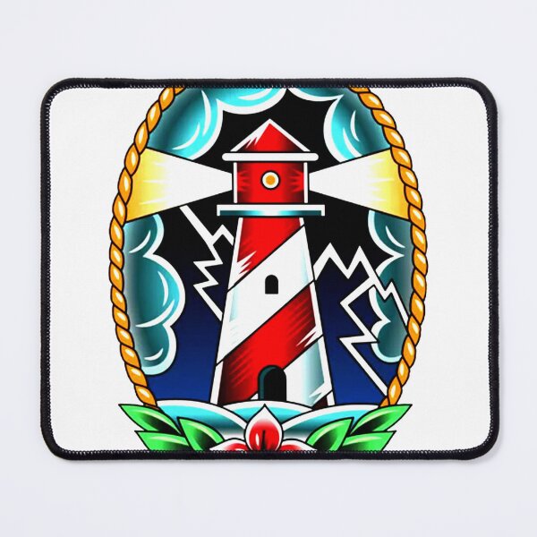 Item preview, Old school Lighthouse designed and sold by emanscorfna.