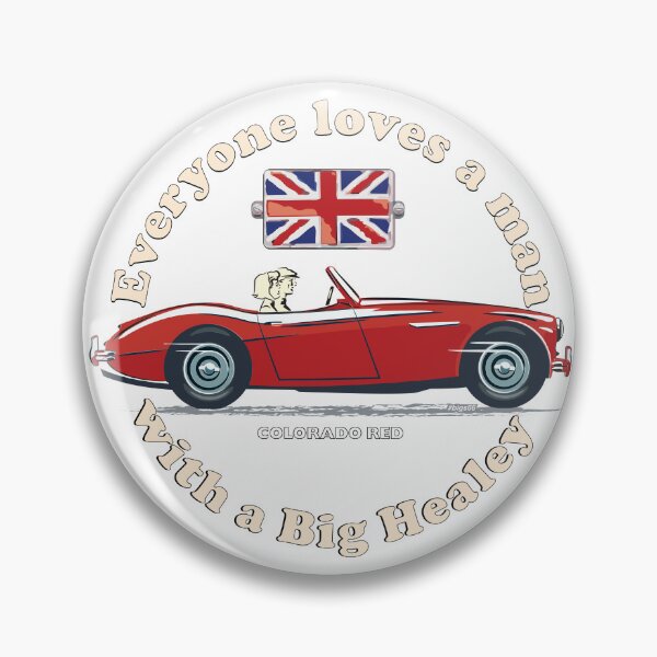 Item preview, Everyone loves a man with a Big Healey in Colorado Red designed and sold by Bigs66.