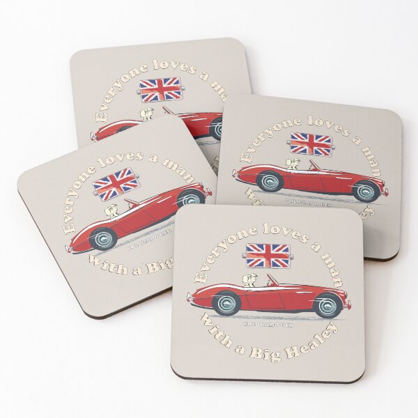 Item preview, Everyone loves a man with a Big Healey in Colorado Red designed and sold by Bigs66.