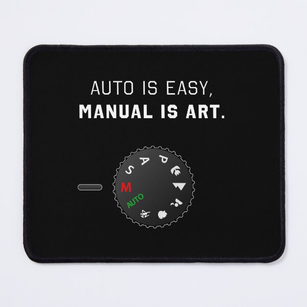Item preview, Auto Is Eay, Manual is Art - photographer gift idea designed and sold by aviparshan.