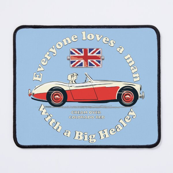 Item preview, Everyone loves a man with a Big Healey (Cream over Colorado Red) designed and sold by Bigs66.