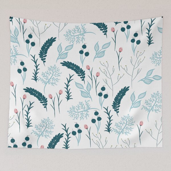 Item preview, Cute pattern in small flower and herbs.  designed and sold by MatyKotiv.