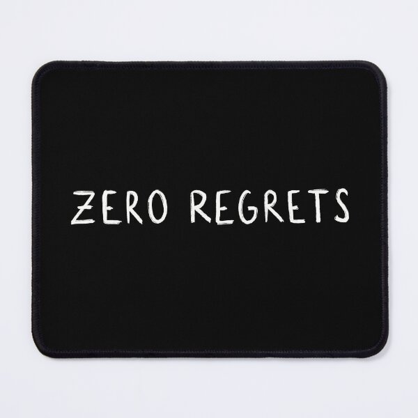 Item preview, zero regrets in white designed and sold by sofilustra.